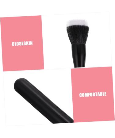 PLAFOPE 2 Pcs Highlight Brush Makeup Brush Cream Blush Brush Eyeliner Brush Flat Blush Brush Wooden Handle - Buy Online on GoSupps.com