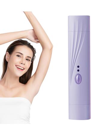 Rasoir lectrique pour femme | Double t te pour peau sensible | Pour peaux sensibles et soins quotidiens Pourpre