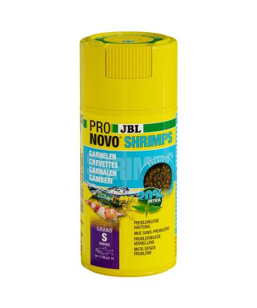 JBL PRONOVO SHRIMPS GRANO fish food granules click dispenser size S 100ml ProNovo Shrimps Grano 100 g (1 pack)