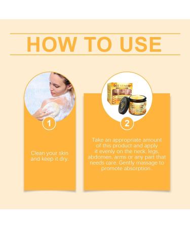  XUSHAOLUN Anti-wrinkle face cream with bee venom firming face and body cream - Moisturizing and anti-wrinkle cream - Multi-purpose face and body cream (1 - Buy Online on GoSupps.com