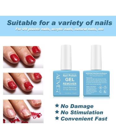 Gel Nail Polish Remover for Nails in 2-4 Minutes Professional Quick & Easy Polish Remover No Need for Foil Soaking or Wrapping 0.5 Fl.Oz - Don't Hurt Nails - Buy Online on GoSupps.com
