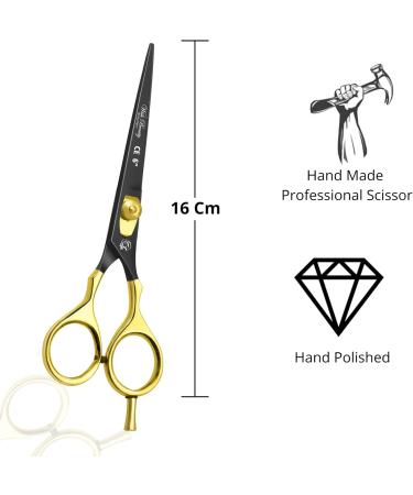 Wishbeauty 6" Professional Scissor for Hair Cutting Hair Dressing Thinning Shear Scissors UK Shears for Hair Cutting Barber Scissors for Professionals - Buy Online on GoSupps.com