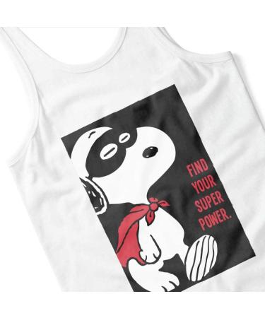 All+Every Peanuts Snoopy Find Your Super Power Women's Vest XXL White - Buy Online on GoSupps.com