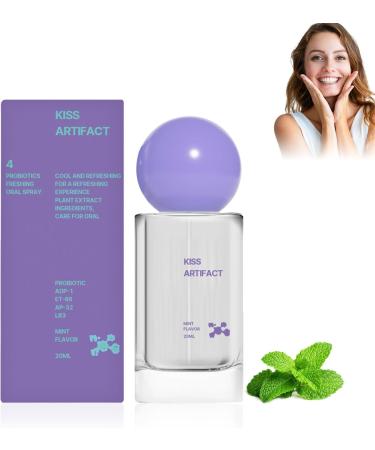Probiotic Oral Spray for Long-Lasting Freshness Alcohol-Free Oral Spray with Probiotics for Breath Care Promotes Oral Health Convenient Travel-Sized Breath Spray