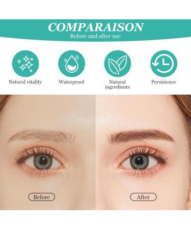  LOPHE LOPHE 3D Eyebrow Pencil with 4 Tips - Liquid Waterproof & Long Lasting for Natural Makeup - Buy Online on GoSupps.com