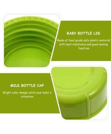 BESTonZON 10pcs Baby Bottle Seal Cap Infant Bottles Replacement Feeding Bottle Cap for Travel Breastfeeding Bottles Breast Milk Bottles Anti Caps Kit Screw-in Food Grade Pp Mother Travel Cap Green 4.3x4.3x1.5cm - Buy Online on GoSupps.com
