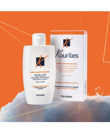 Kouriles Kuriles Gentle Wash Base for Delicate Skin Dermatitis Gentle Cleansing Foaming Bath for Children 200 ml - Buy Online on GoSupps.com