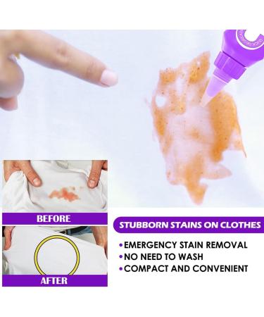 Fourpeopeo Active Enzyme Laundry Stain Remover 5 fl.oz Active Enzyme Laundry Stain Remover White Shirt Guardian Active Enzyme Stubborn Clothing Oil Stain Remover for Clothes (2-Pack 10 fl.oz) - Buy Online on GoSupps.com