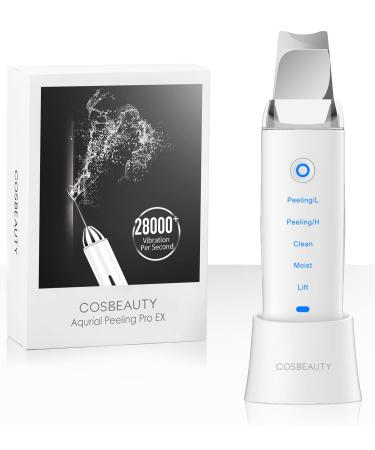 COSBEAUTY Skin Scrubber Skin Spatula  4 in 1 Versatile Skincare Device for Exfoliating | Blackhead Remover Tool | Skincare Moist Assistor | Edema & Wrinkles Reduce  Wireless Charging  IPX6 Waterproof White - Buy Online on GoSupps.com