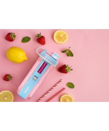 Selah Flavored Water Bottle - 20oz Water Bottle With Flavor Pods Included - Energy Drink Pods Flavor Cartridges Water Enhancer and Sports Drink Pods (Blue 6 Flavor Pod) 6 Flavor Pod Blue - Buy Online on GoSupps.com