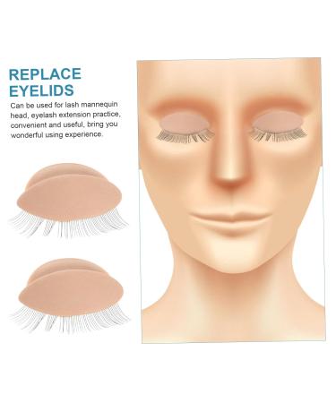 Buy FRCOLOR 12 Pairs Eyelash Extension Practice Module - Replaceable Training Eyelids for Professional Makeup International Shipping Available - Buy Online on GoSupps.com