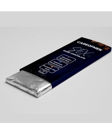 Careofmen Chocolate Bar 60 Grams (Dark Chocolate) Dark Chocolate 60 Grams - Buy Online on GoSupps.com