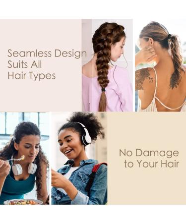 Z-CHARMMY Hair Ties - 120 Pcs Black Elastics for Thin and Thick Hair, Ponytail Holders, No Damage - Buy Online on GoSupps.com
