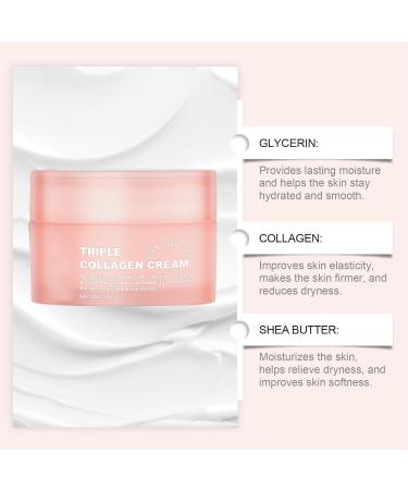  Generisch Moisturizing Facial Care - 50g - Moisturizing cream with firming effect and brightening effect - For radiant skin moisturizing care beauty home travel - Buy Online on GoSupps.com