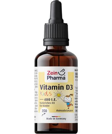 ZeinPharma Vitamin D3 drops 400 IU solution 10 ml Oplossing - Buy Online on GoSupps.com