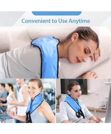 Comfpack Reusable Gel Neck Ice Pack Wrap for Pain Relief and Recovery - Buy Online on GoSupps.com