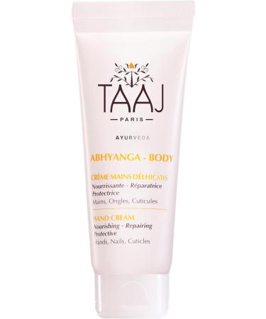 TAAJ | Abhyanga Hand Cream Duo | Nourishing and Protective Hand Care | Protects Hands Nails and Cuticles | Made in France | Vegan | CrueltyFree | 2x50ML - Buy Online on GoSupps.com