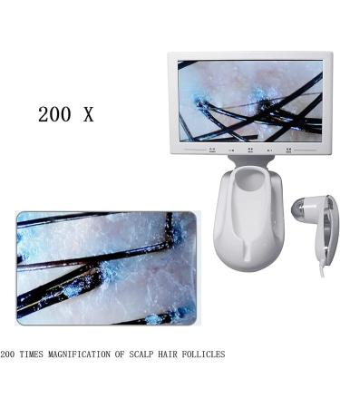 Skin Diagnostic Hair Analyzer 11 Inch LCD Display Scalp Hair Follicle Skin Analyzer 200X Scalp Health Detection Instrument Hair Health Detection - Buy Online on GoSupps.com