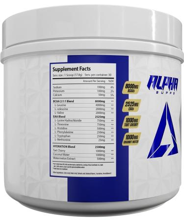 Alpha Supps Hydro 9 Aminos | EAA + Hydration Formula | Essential Amino Acids EAAs Powder with BCAAs & Electrolytes 30 Servings - Juicy Watermelon Juicy Watermelon 1.19 Pound (Pack of 1) - Buy Online on GoSupps.com