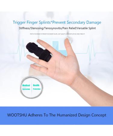Trigger Finger Splints - Designed for Middle, Ring, Index, Thumb, Pinky - Fastening Tape for Pain Relief & Tendon Release - Buy Online on GoSupps.com