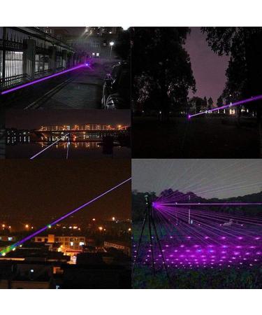 YEHUOT Long Range Tactical Blue Purple Laser Beam Flashligh with USB Charging,Adjustable Focus Light Pointer for Night Astronomy Outdoor Camping and Hiking - Buy Online on GoSupps.com