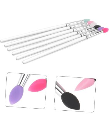 Mipcase 6pcs Eye Shadow Brush Eyeshadow Disposable Makeup Applicator Smudger Silicone Brush Make up - Buy Online on GoSupps.com