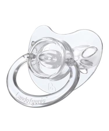 Buy Landofgenie Large Teat Shield Blue Transparent Pacifier - Adult Size Butterfly Model | International Shipping Available - Buy Online on GoSupps.com