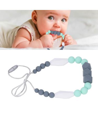 Syrisora Baby Nursing Necklace - Food Grade Silicone Teether Toy (Type B) - Buy Online on GoSupps.com