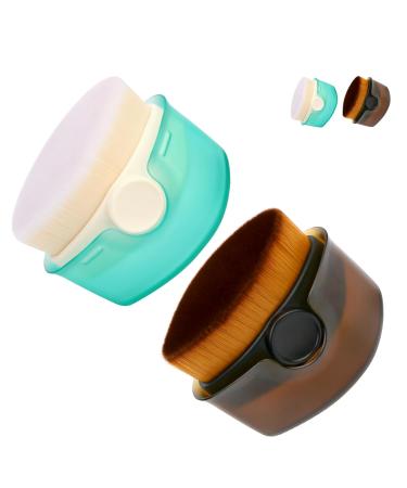 Yoseng Sunscreen Applicator Set for Kids - 2 Pack | Baby Sunscreen Brush with Protective Caps | Ideal for Liquid Foundation Powder Cream & Contour - Buy Online on GoSupps.com