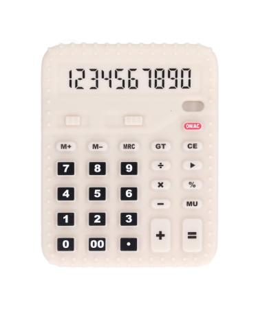 Teething Chew Toy Baby Teether Toys Silicone for Boys for Home (Beige)