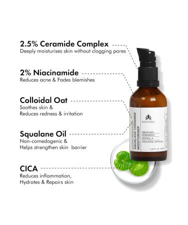 Squalane Ceramide Winter Moisturiser Lotion - Hydrating & Restorative for All Skin Types | 50ml | International Shipping - Buy Online on GoSupps.com