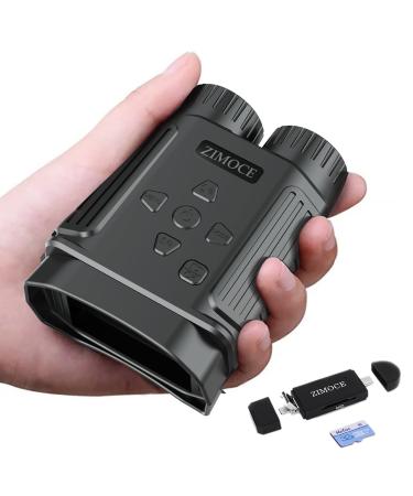ZIMOCE Night Vision Goggles Tactical Gear, 1080P Video Night Vision Binoculars Hunting Gear with 2.5 LCD Screen/1312ft Range for Hunting/Camping/Military Tactical,32GB SD Card+ 4 in 1 Card Reader 2022 MINI
