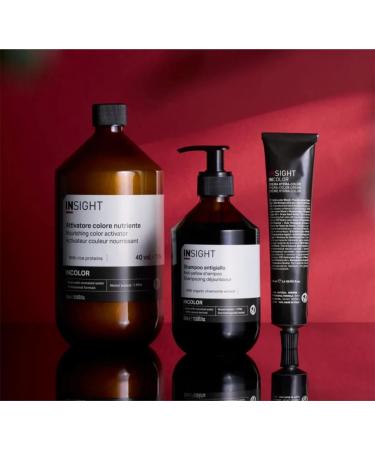 Insight Professional Insight Antiyellow shampoo 900 ml especially for maintaining the color of white gray or blond hair glass packaging - Buy Online on GoSupps.com