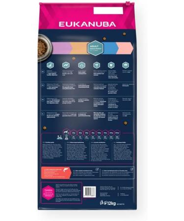 Eukanuba Adult Dog Dry Food For Small and Medium Breeds Salmon & Barley 12kg - Buy Online on GoSupps.com