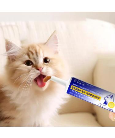 Shakven Hairball Cream - Cat Nutritional Supplement Gel - Anti Hairball Control Natural Supplement for Healthy Tissue Effective Hairball Gel for Cats and Kittens 60ml - Buy Online on GoSupps.com