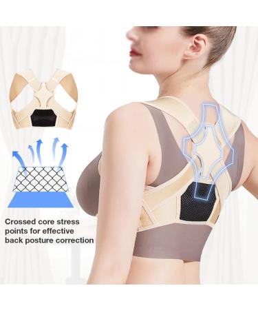 MDLian Posture Corrector - Adjustable Back Support Belt & Shoulder Brace for Adults | Invisible Hunchback Support (L/XL - Buy Online on GoSupps.com