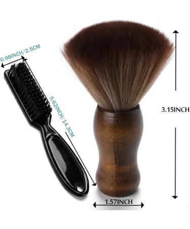Professional Barber Neck Duster Brush Set - Borogo Hair Cutting and Styling Tool - Buy Online on GoSupps.com