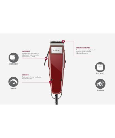 Moser Wahl Typ 1400 Haarschneidemaschine Bordeaux 1 St ck | Hochwertige Haarschneider f r den Heimgebrauch Internationaler Versand erh ltlich - Buy Online on GoSupps.com