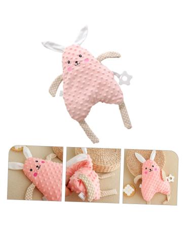 Warmhm Baby Comfort Towel & Plush Toy | Soft Bath Towel for Toddlers & Infants | Newborn Toy & Towel Set - Rosa 30x15 cm - Buy Online on GoSupps.com