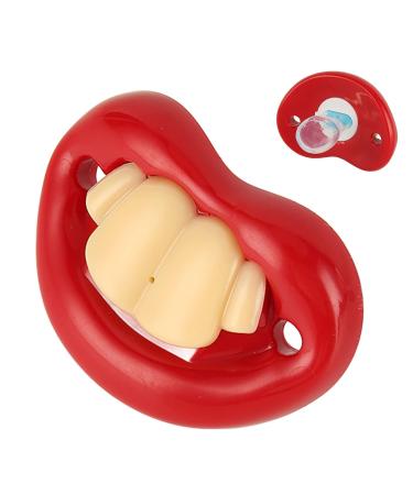 Funny Baby Pacifiers - Orthodontic Safe Silicone Cute Bunny Tooth Pacifiers for Toddlers | International Shipping - Buy Online on GoSupps.com