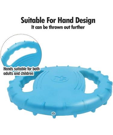 Skrtuan Dog Frisbee - Interactive Toy for Medium & Large Dogs | Squeaking & Water-Resistant | Perfect for Swimming & Playtime - Buy Online on GoSupps.com