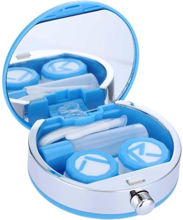 Akozon Mini Contact Lens Case Travel & Home Eye Care Black | Durable & Portable Optics Storage - Buy Online on GoSupps.com