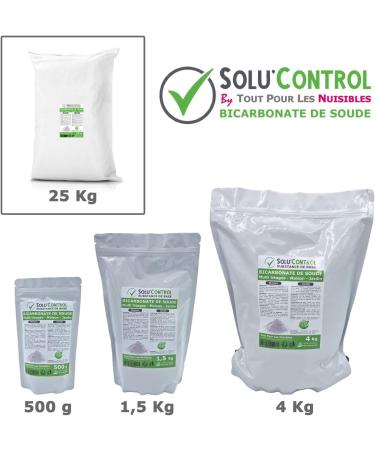 500 g of Multi-Purpose Baking Soda for Home and Garden 100% Natural Resealable Zip Bag - Buy Online on GoSupps.com