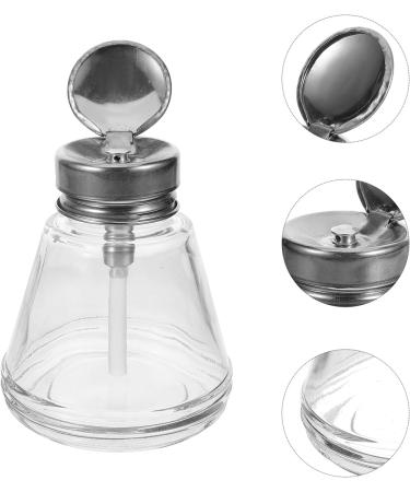 Healeved Pump Bottle Empty Nail Polish Remover Dispenser Empty Nail polish Bottle Makeup Remover Dispenser Bottle(180ml) - Buy Online on GoSupps.com