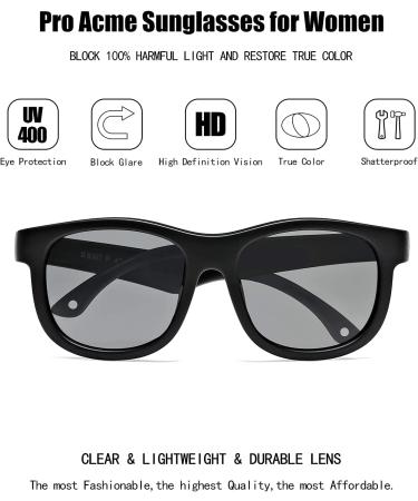 Pro Acme Unbreakable Polarized Baby Sunglasses - Black Frame | Grey Lens - Buy Online on GoSupps.com