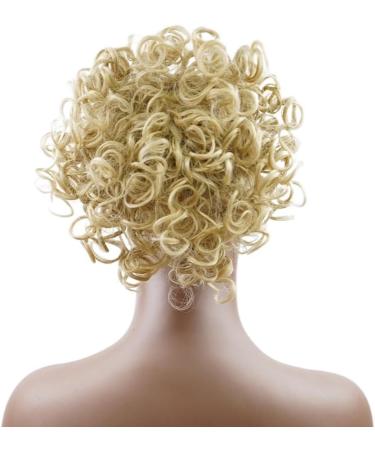 Hair Scrunchies Hair Bun Ladies Fashion Wig Fluffy Curly Hair Bun Short Curly Hair Comb Ball Head Ponytail Hair Extension Synthetic Hair Bun Women Hair Bun (Color : 14) - Buy Online on GoSupps.com