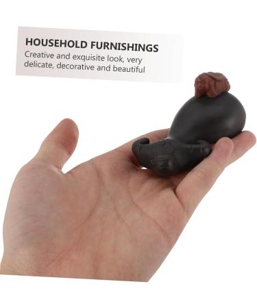 Cabilock Dining Table Decor Decorative Office Zisha Purple Table Chinese Desktop Shape Pet Fengshui Bull Lovely Cow Clay - Buy Online on GoSupps.com