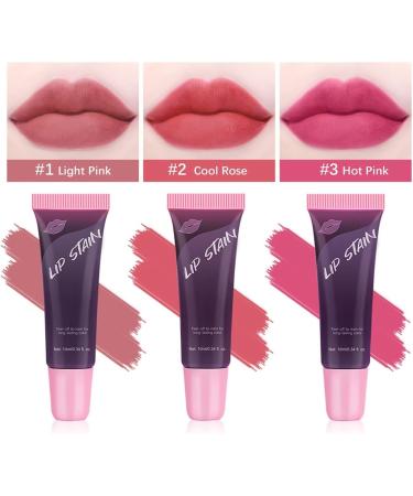 Peel Off Lip Stain Long Lasting Peel Off Matte Lip Gloss Matte Liquid Lipstick Nude Lip Gloss Waterproof Lip Tint Stain Non-Stick Handle Peel Off Lipstick Makeup For Women (B 10ML) - Buy Online on GoSupps.com