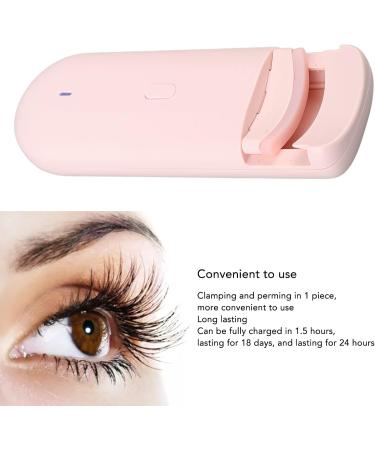 Verdant Touch Silicone Lash Curling Tool Heated Eyelash Curler Portable Electric Pink Silicone Lash Quick Curling Tool for Women Long Lasting Curl - Buy Online on GoSupps.com