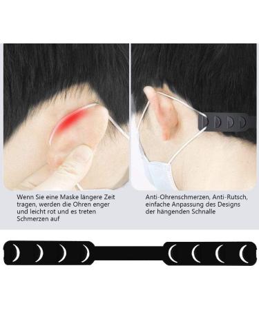 SZRWD Mask Holder | Sterile & Easy to Clean Masking Hook | PP Flexible Material | Reusable Ear Relief (10 Pieces) - Buy Online on GoSupps.com